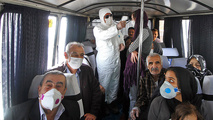 تست حرارت سنجی مسافران ورودی‌ به مازندران