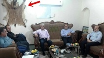 جسد قوچ روی دیوار جلسه مسئولان محیط زیستی!