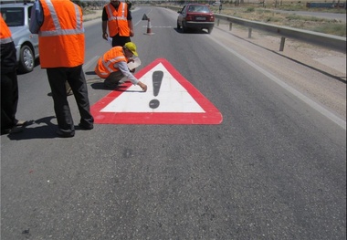  ۲۱۰۰ کیلومتر خط کشی و ۶۳ کیلومتر روشنایی در جاده های اردبیل 