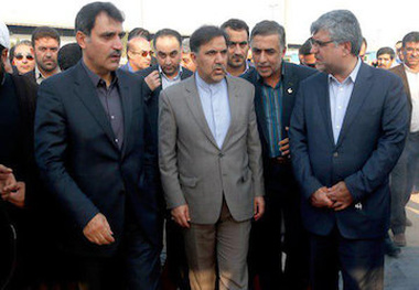بازدید آخوندی از پروژه کارخانه نورد فولاد بندر امام خمینی