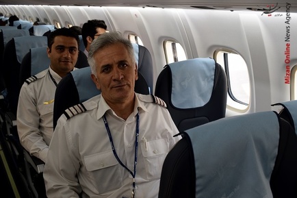 تصاویر دیدنی از نخستین پرواز هواپیمای ATR72 هما به سنندج