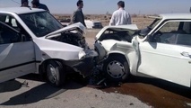 برخورد مرگبار سه خودرو در محور" اقلید - یاسوج"