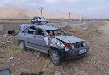 سوانح جاده‌ای در محورهای ساوه یک کشته و ۴مجروح برجای گذاشت