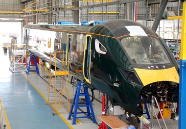 Great Western Class 802s take shape