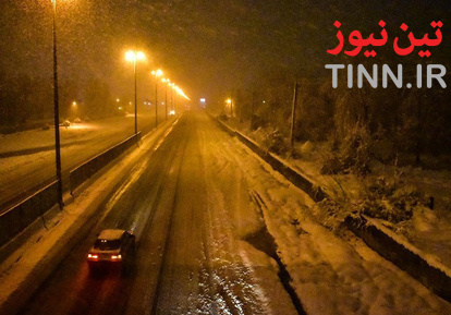 بارش سنگین برف در گیلان