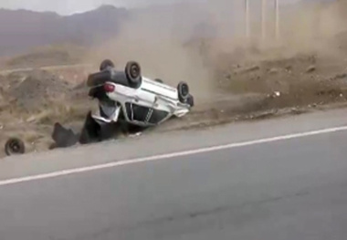 چهار کشته بر اثر واژگونی پراید در جاده سرپل‌ذهاب 