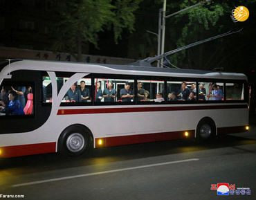 بازدید کیم جون اون از کارخانه تراموا و اتوبوس برقی