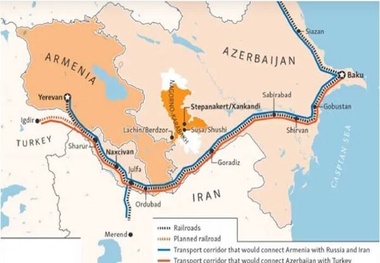 پای اروپا به کریدور زنگزور باز می شود/ وعده تکمیل بخش آذری کریدور تا 2026
