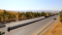  نصب ۱۲ کیلومتر نیوجرسی در راه‌های منتهی به مرز مهران