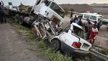 تصادف پراید و کامیون در باشت پنج کشته برجای گذاشت

