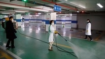 عملیات بزرگ سم‌پاشی خیابان‌ها در چین  