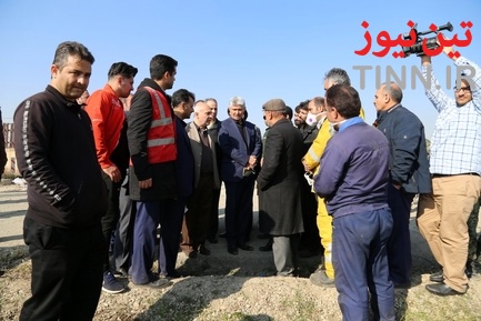 بازدید مدیر فرودگاه امام از محل سقوط هواپیمای مسافربری بویینگ ۷۳۷ متعلق به خطوط هوایی اوکراین