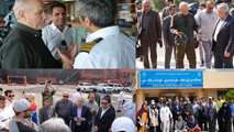 بازدید مشاور عالی فرمانده کل قوا از بندر شهید رجایی