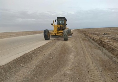 آخرین وضعیت پروژه محور زاهدان خاش بررسی شد