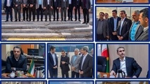 بازدید مدیرعامل راه‌ آهن جمهوری آذربایجان از مرکز لجستیک و بندر خشک آپرین
