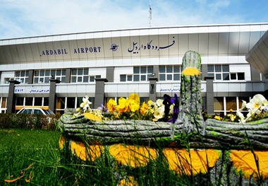  نخستین پرواز شبانه فرودگاه اردبیل