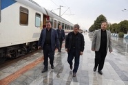 بازدید مدیرعامل راه آهن از محل جنایت دشمن صهیونی - آمریکایی در ایستگاه تبریز
