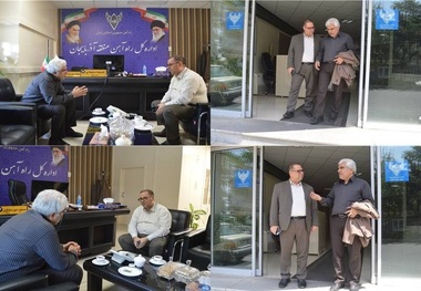 گفتگوی نماینده مردم مرند و جلفا با مدیرکل راه آهن آذربایجان