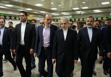 بازدید نوبخت از خط دوم قطارشهری مشهد
