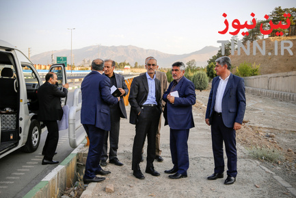 بازدید دوره‌ای معاون حمل‌ونقل و ترافیک شهرداری تهران و مدیران این معاونت از پروژه‌های حمل و نقل و ترافیک شهرداری منطقه ۴