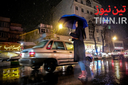 بارش اولین برف زمستانی در تهران