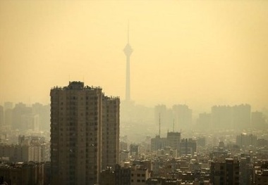  کیفیت هوای تهران برای گروه های حساس ناسالم است
