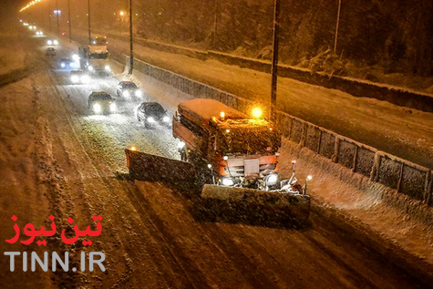 بارش سنگین برف در گیلان