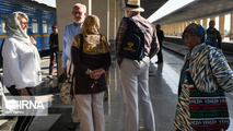 Golden Eagle tourist train arrives Isfahan