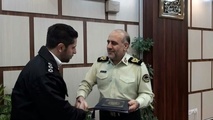 تقدیر از افسر وظیفه‌شناس
