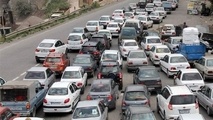 ترافیک سنگین در محورهای شمالی کشور