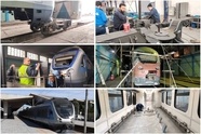 انجام تعمیرات سطح T7 ریل‌ باس در راه‌ آهن منطقه آذربایجان