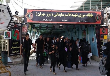 نبض تند اربعین در مهران/ ثبت ۱۸۰ هزار تردد در ۷ روز