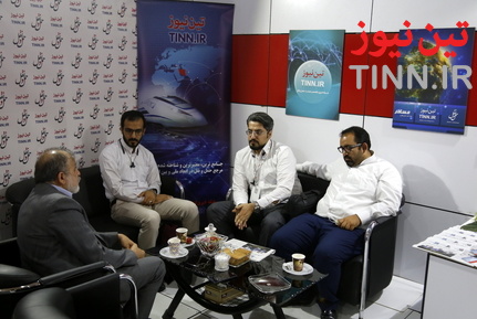 غرفه تین نیوز در نمایشگاه ریلی