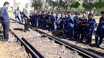 بازدید دانش آموزان از اداره کل راه آهن اراک