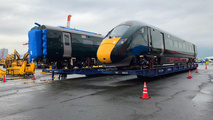 Hitachi trainset for Devon and Cornwall sets sail from Japan