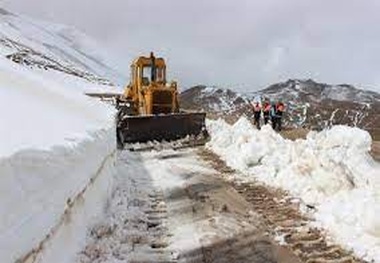 راهداری زمستانی در محور اهر - تبریز