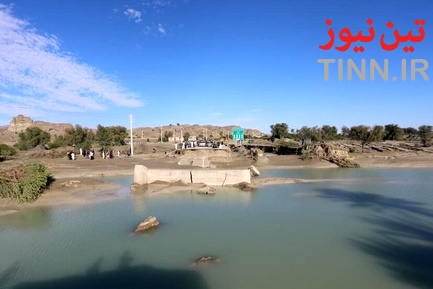 مناطق سیل زده جاسک