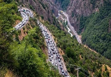 اعمال محدودیت های ترافیکی در جاده های شمالی