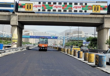 پوشش ۷۶۰ هزار تن آسفالت در تهران طی ۵ ماهه اول امسال
