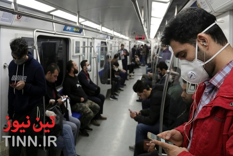 سایه سنگین کرونا بر سر مسافران مترو 