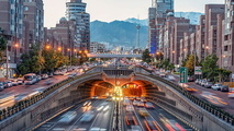 تونل معروف تهران جهانی شد + عکس