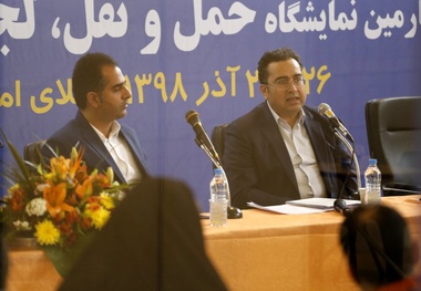 نشست خبری مدیرعامل شرکت عمران شهرهای جدید در نمایشگاه حمل‌و‌نقل
