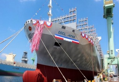 OOCL names third 21,000 TEU boxship