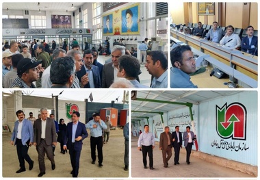 بازدید مدیرکل دفتر امور فنی و مهندسی ساختمان سازمان راهداری از پایانه‌ های مرزی ایلام‌