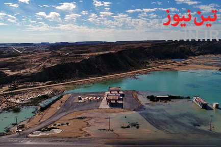 آبگرفتگی روستاهای طولا و رمچاه در جزیره قشم