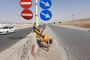شهریور پرکار راهداری تایباد با تکمیل زیرسازی و اقدامات ایمنی