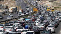 ترافیک سنگین در ورودی کلانشهر تهران