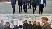 معاون فنی و مدیران ارشد راه‌ آهن از شرکت دانش‌بنیان ایرید بازدید کردند