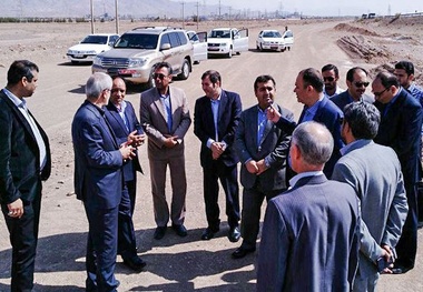 بازدید از روند اجرای بزرگراه کرمان-زرند 