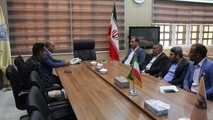 دیدار مدیر کل راه آهن جنوب با بخشدار مرکزی شهرستان اهواز